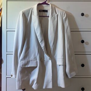 White Zara Blazer